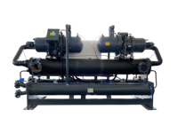 Refroidisseur d'eau industriel 60HP-200HP à haute précision avec compresseur semi-hermétique à calandre tubulaire triphasé, marque MGREENBELT
