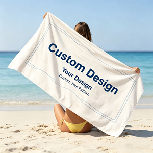 Toalla de Playa de Microfibra Personalizada con Impresión a Todo Color - Product Image 1