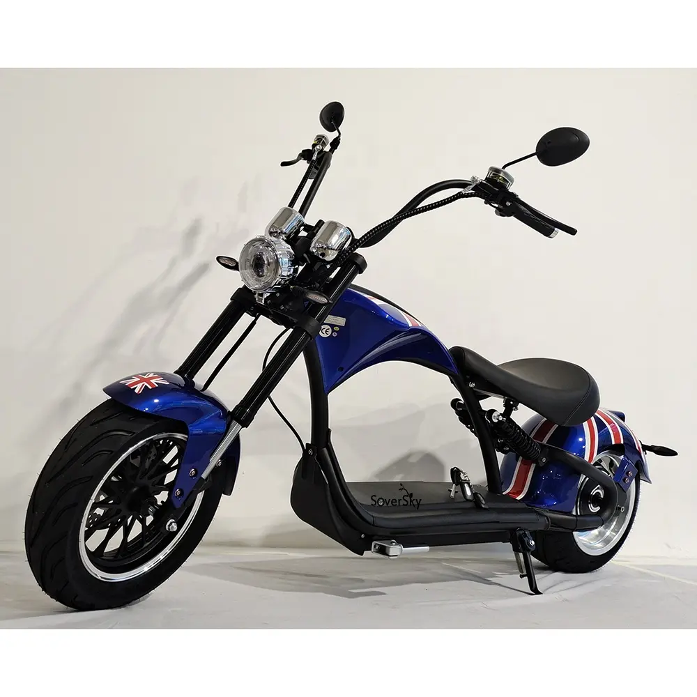 SoverSky us warehouse chopper bike electric scooter citycoco e scooter eec coc e coop coc citycoco chopper scooter motorcycle