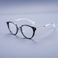 Lunettes optiques de luxe inspirées des créateurs, en titane, pour adultes, monture intégrale en acétate doré, logo personnalisé, vente en gros, OEM