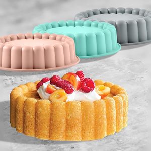 Food Grade Lace Design Reusable Non-Stick Silicone Baking <b>Mold</b> Chiffon Cheesecake Heat-Resistant 7.87Inch Mousse <b>Cake</b> <b>Molds</b> - Product Image 5