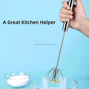 <span class=keywords><strong>Fouet</strong></span> à œufs en acier inoxydable pour la <span class=keywords><strong>cuisine</strong></span>, mélangeur manuel portable en métal, batteur écologique, outil pour remuer les œufs - Product Image 5