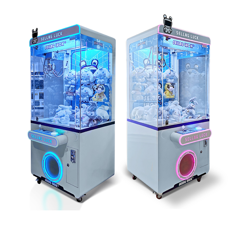 Máquina de garra azul