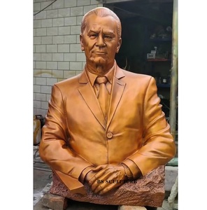 Decoración interior Escultura de metal Estatua Escultura Famoso bronce Martin <span class=keywords><strong>Luther</strong></span> King Retrato Escultura - Product Image 5