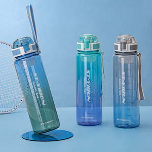 GC vaso con tapa y popote, termo de agua de 16oz para gimnasio, canecas motivacionales, botella de agua - Product Image 5