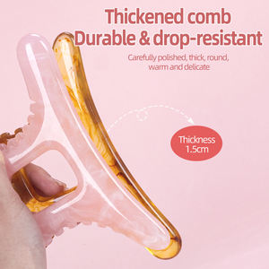 Alat Pijat Gua Sha Resin Ukuran Besar dengan Logo Kustom untuk Pengangkatan Selulit, Pengencangan Wajah, dan Pembentukan Tubuh - Product Image 5