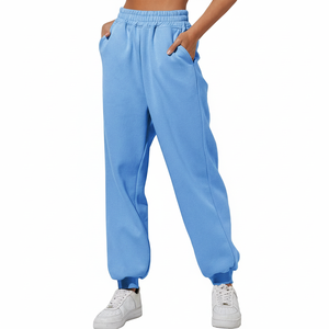 Pantalones Jogger Clásicos de Invierno para Mujer, Planos, Suaves, Duraderos, 100% Algodón Canvas, Casuales, Elegantes, Ideales para Viajar, Antiarrugas, de Secado Rápido - Product Image 1