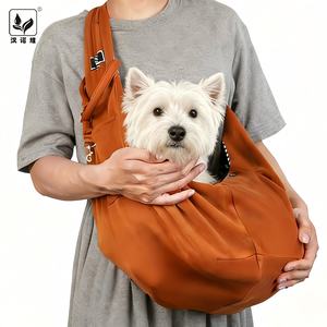 Sac à dos de transport pour animaux de compagnie pliable et imperméable de style urbain avec fermeture éclair pour petits chiens et chats, pour les trajets quotidiens et les voyages d'achat - Product Image 1