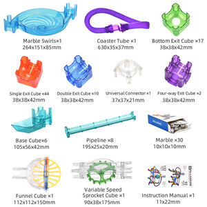 Nuovo <span class=keywords><strong>Gioco</strong></span> Educativo per Bambini Labirinto con Sfera di Cristallo Set di Costruzioni Modello di Pista - Product Image 3