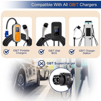 Adaptor GBT Tipe 2 Baru 32A 50A Pengisian Cepat Standar IEC 62196 Tahan Air IP54 Bersertifikasi CE Konektor EVSE Eropa Pengisian Daya EV