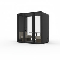 Cabine insonorisée portable UI1-L sur mesure pour usine, bureau, hôpital, centre commercial – Design moderne, réduction du bruit, cabine silencieuse