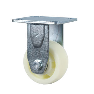 Verschleiß feste Wagen rolle 4 5 6 8 Zoll weiße industrielle drehbare Pa Nylon-Lenk rolle mit Bremse - Product Image 4