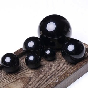Fábrica al por mayor <span class=keywords><strong>de</strong></span> piedras preciosas esfera adivinación <span class=keywords><strong>bola</strong></span> regalo curación natural <span class=keywords><strong>cristal</strong></span> cuarzo negro obsidiana esfera <span class=keywords><strong>bola</strong></span> - Product Image 1