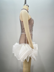 Vestido <span class=keywords><strong>de</strong></span> <span class=keywords><strong>fiesta</strong></span> <span class=keywords><strong>de</strong></span> noche <span class=keywords><strong>de</strong></span> club nocturno <span class=keywords><strong>de</strong></span> plumas sexy brillante <span class=keywords><strong>de</strong></span> celebridad <span class=keywords><strong>de</strong></span> alta calidad - Product Image 5