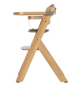 Chaise haute multifonction pour bébé Bebeconfort Timba 2 avec coussin, chaise scandinave en bois naturel pour bébé de 6 mois à 9 ans - Product Image 3