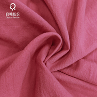 Tissu en voile de coton transparent froissé effet nuage 70 g/m² 150 cm pour robe de fée, robe de soirée ou robe longue