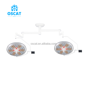 OSCAT Lámpara Quirúrgica LED de Doble Cabezal Montado EN EL Techo Sin Sombras OT Amenazas Equipo de Instrumentos Veterinarios - Product Image 4