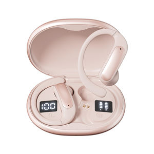 M134 Simple Style Ear Hook Earbuds Sports Air Conduction Wireless Earphones with <b>Powerful</b> Bass and <b>LED</b> <b>Battery</b> Indicator - Product Image 1