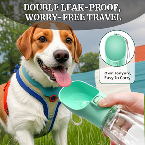 Distributeur d'eau portable pour <span class=keywords><strong>chien</strong></span>, extérieur, matériau sûr anti-fuite. Nouveau <span class=keywords><strong>porte</strong></span>-bouteille d'eau écologique. - Product Image 2
