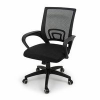 Chaise de bureau ergonomique à dossier haut, avec support lombaire réglable, inclinable, pour ordinateur, mobilier de bureau à domicile