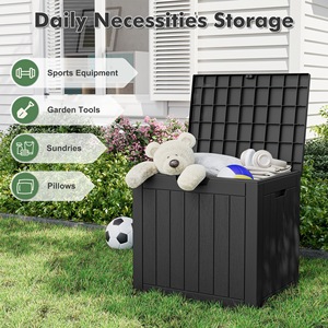 Boîte de rangement extérieure en PP, étanche, pour équipement de jardin, <span class=keywords><strong>coffre</strong></span> de rangement multifonction - Product Image 1