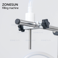 ZONESUN pompe magnétique boisson parfum eau jus Pigment huile essentielle encre liquide aquarelle bouteille ronde Machine de remplissage