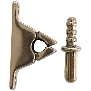 PINCE D'ARRÊT DE PORTE AVEC RÉUNION Laiton bronzé - Product Image 1