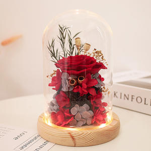 Caja de Regalo con Cubierta de Cristal de Rosa <span class=keywords><strong>Inmortal</strong></span> - Decoración de Flor Eterna para <span class=keywords><strong>el</strong></span> Día de San Valentín y Regalos de Cumpleaños, Origen China, No se Cansa - Product Image 6