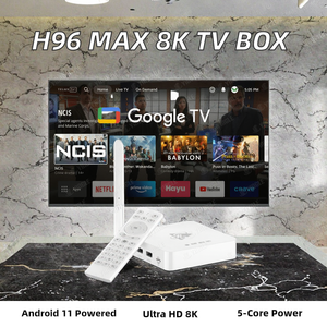 H96 <b>MAX</b> Amlogic S928X 4GB RAM Penta Core 8K Streaming <b>Smart</b> OTT Android 11 Set-top Box with WiFi6 BT5.4 & Ethernet - Product Image 2
