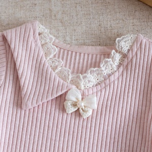 Completo Estivo in Due Pezzi per Bambine in Stile Coreano con Stampa Cartoon Dolce - Product Image 4