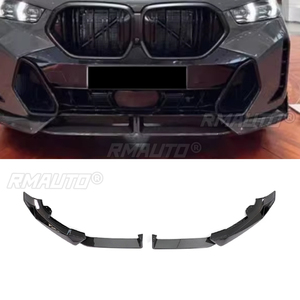 Car Front Bumper Lip Spoiler for BMW X6 G06 LCI M Sport 2023 2024 Front Bumper Protector Lower Blade <b>Splitter</b> Car Styling - Product Image 1