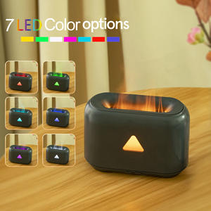 Original Factory Aroma Diffuser 150ml USB <b>Flame</b> <b>Light</b> Humidifier With Led Ambient <b>Light</b> For Home And Commercial Use - Product Image 4