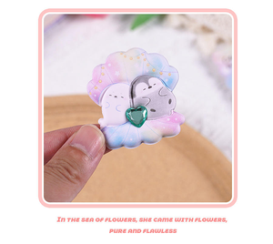Autocollants 3D gonflés mignons de dessins animés, jouet à secouer, fournitures de papeterie pour scrapbooking, journal intime, pour enfants, école, bureau, cadeaux d'anniversaire - Product Image 3