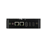 Endüstriyel Fansız Mini Bilgisayar Intel 12. Nesil N100 Dört Çekirdekli DDR4 32GB SSD/HDD Destekli Win11 Linux İşletim Sistemli