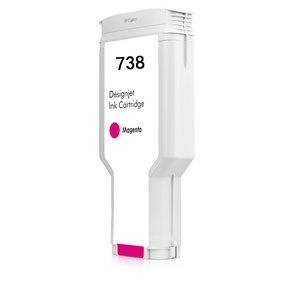 ตลับหมึกที่รองรับ Supercolor 738 300มล. พร้อมชิปและหมึกสีสำหรับเครื่องพิมพ์ T950 T850 HP Designjet - Product Image 6