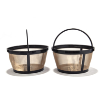Filtre à café permanent de type panier, conçu pour les cafetières Mr. Coffee de type panier 10-12 tasses