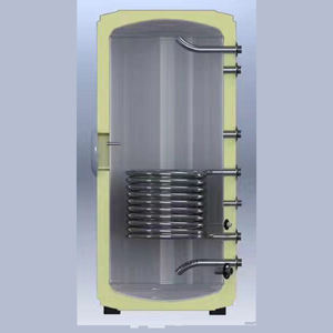 Réservoir d'eau tampon avec chauffage en spirale pour chauffage au sol <span class=keywords><strong>par</strong></span> <span class=keywords><strong>pompe</strong></span> <span class=keywords><strong>à</strong></span> <span class=keywords><strong>chaleur</strong></span> ou <span class=keywords><strong>chaudière</strong></span> <span class=keywords><strong>à</strong></span> <span class=keywords><strong>gaz</strong></span> ou solaire 100L 150L 200L 300L 500L - Product Image 2