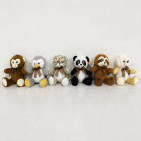 Peluche singe en coton PP, jouet doux et câlin, cadeau d'anniversaire Kawaii, vente en gros OEM personnalisée