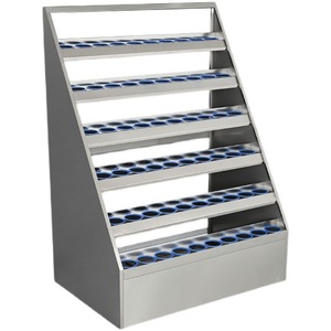 Estante para Tazas de Acero Inoxidable Yangpinhui, 50 Compartimentos, 4 Niveles, con Cerradura, Estante de Almacenamiento para Oficina - Product Image 3
