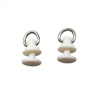 Accessoires de rail vintage, Poulie, Roues nano silencieuses, Roue de suspension, Rideau de lit, Accessoires universels