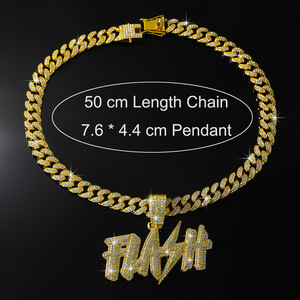 Nuevo Collar con Colgante de Letra de Diseño Innovador y Exclusivo, Estilo Hiphop Versátil para Hombre - Product Image 6
