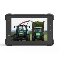 Tablet PC Android 7 Inci IP67 NFC Quad Core GPS/4G/BT/WIFI Tangguh untuk Kendaraan Pertanian Traktor dengan USB/RS232/GPIO/CANBUS/RS485/RS422