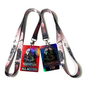 สายคล้องคอพลาสติก PVC ใส พิมพ์ภาพสีเต็มรูปแบบ ออกแบบเองได้ตามสั่ง สำหรับบัตรประจำตัว บัตร VIP บัตรสมาชิก บัตรธุรกิจ ขายส่ง - Product Image 3