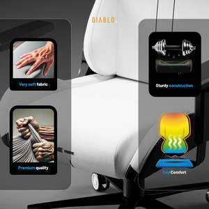 OEM ODM Livraison gratuite Chaise Accoudoirs à hauteur réglable Siège PC Diablos X One Prime Chaise de jeu avec oreiller magnétique - Product Image 6