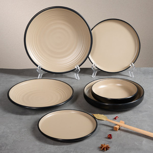 Assiettes en mélamine de luxe en gros pour restaurants, assiettes en mélamine personnalisées - Product Image 1