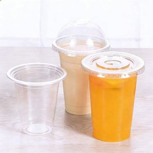 Vasos Desechables Ecológicos Transparentes de PET de 98 mm (12oz/14oz/16oz/18oz/20oz/24oz) para Bebidas Frías, Café Helado, Bebidas de Frutas, con Logotipo Personalizado - Product Image 4