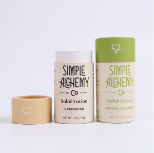 หลอดกระดาษรีไซเคิลแบบกดขึ้นพร้อมพิมพ์ลายตามสั่ง สำหรับใส่ผลิตภัณฑ์ระงับกลิ่นกายแบบแท่งจากพืช และผลิตภัณฑ์กันแดดแบบแท่ง - Product Image 6