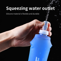 Gourde Souple Pliable et Compressible Sans BPA 500 ml en TPU pour Sac d'Hydratation de Course