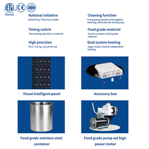 Shexova đường trái cây fructose định lượng máy trà sữa nước trái cây đường chất lỏng Máy đo điện fructose Dispenser - Product Image 3