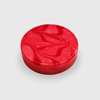 Jeux de société pour adultes faits à la main de luxe dames givrées 44mm pierres de backgammon de tournoi avec effet de perle